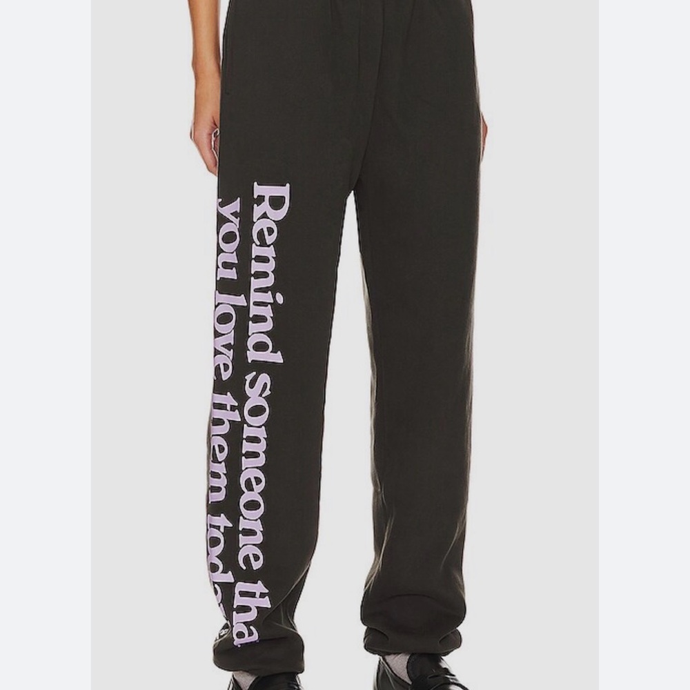 Black Graphic Women's Pants
